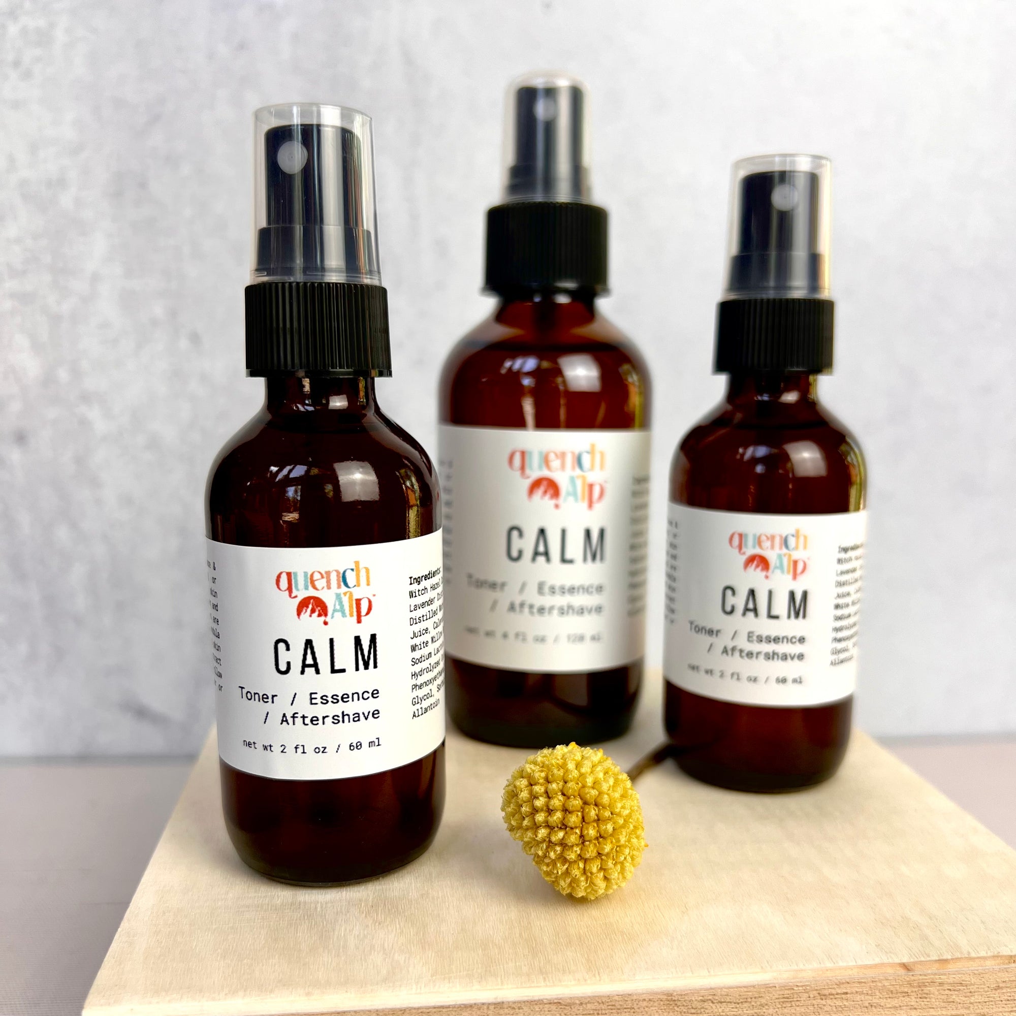 Calm toner essence aftershave