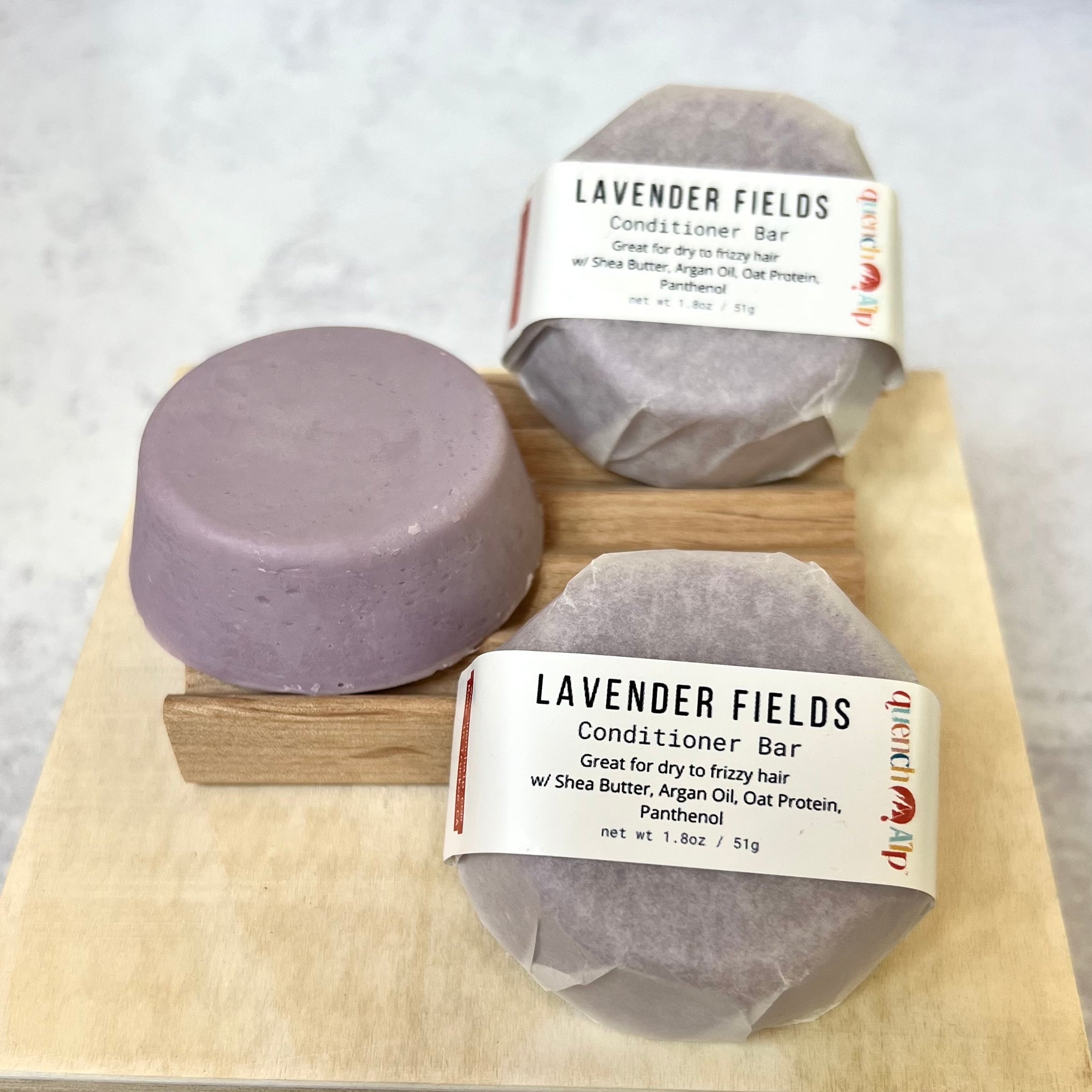 Lavender Fields Conditioner Bar close up