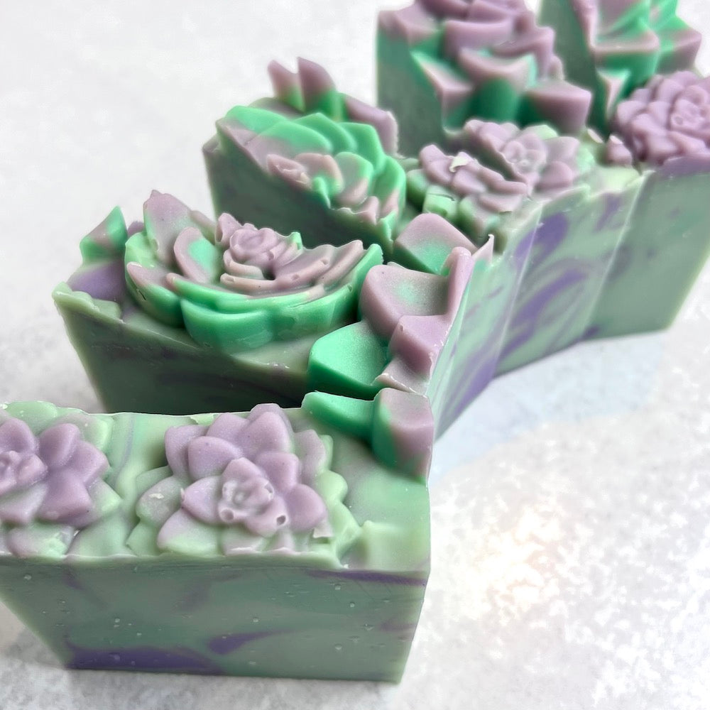 succulent soap Succulent Garden-Luxe Soap – Quench Alp