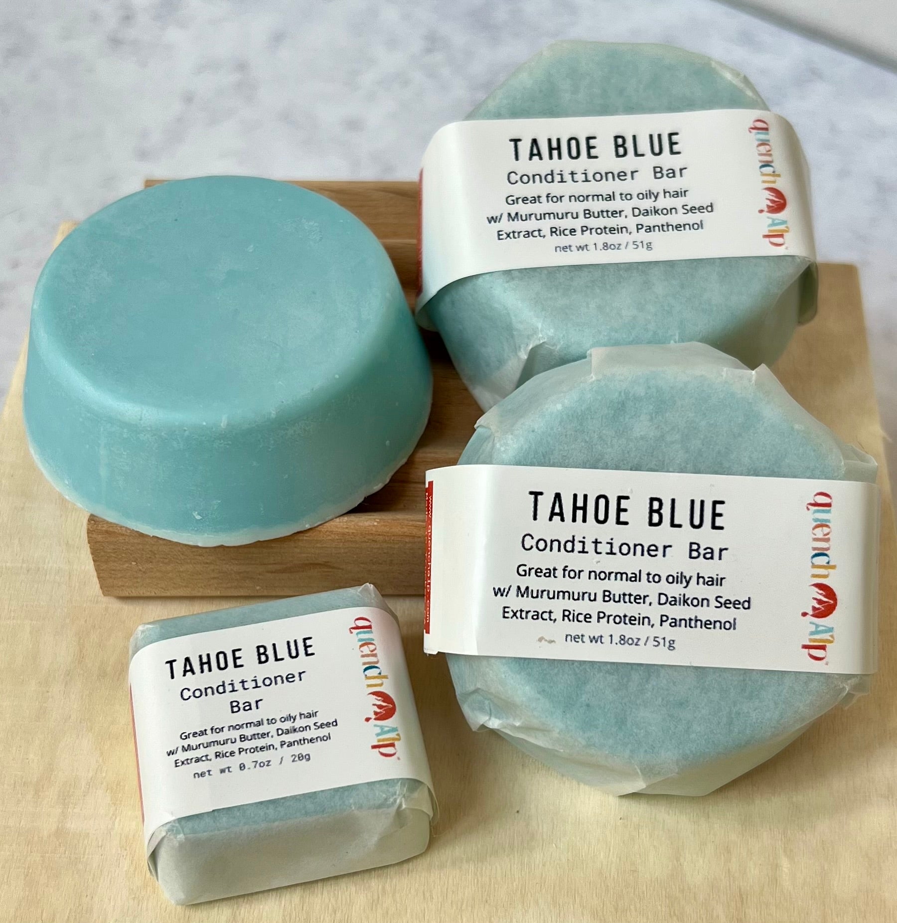 Tahoe Blue Conditioner Bar close up