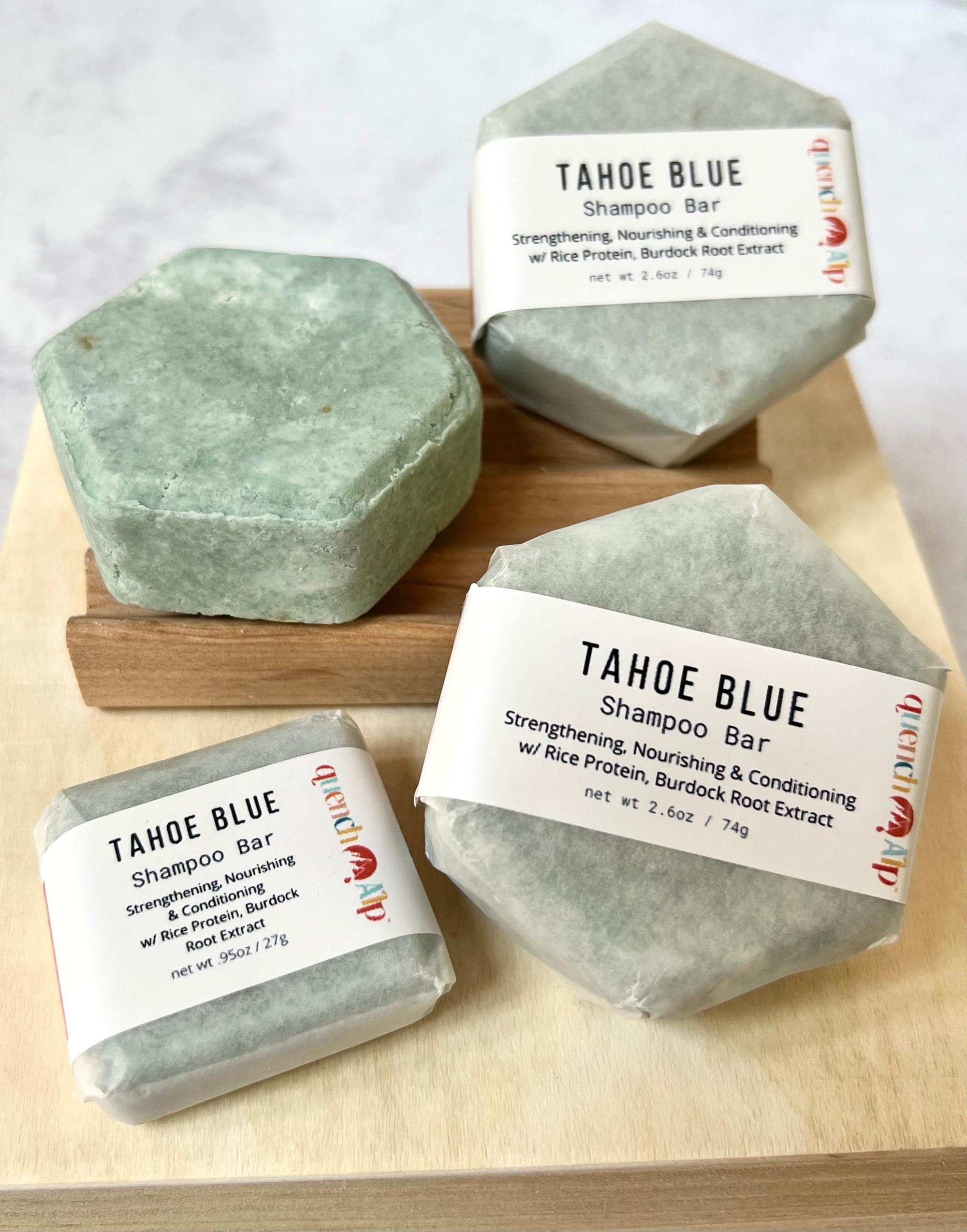 Tahoe Blue Shampoo Bar close up