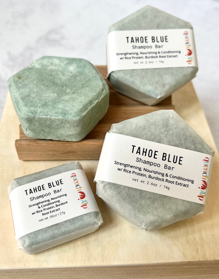 Tahoe Blue Shampoo Bar close up
