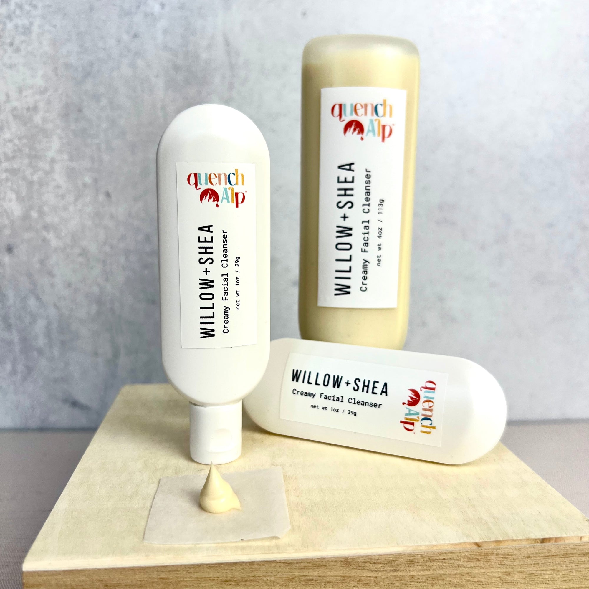 Willow + Shea creamy facial cleanser 